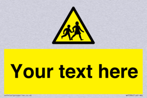 Custom Warning children Sign